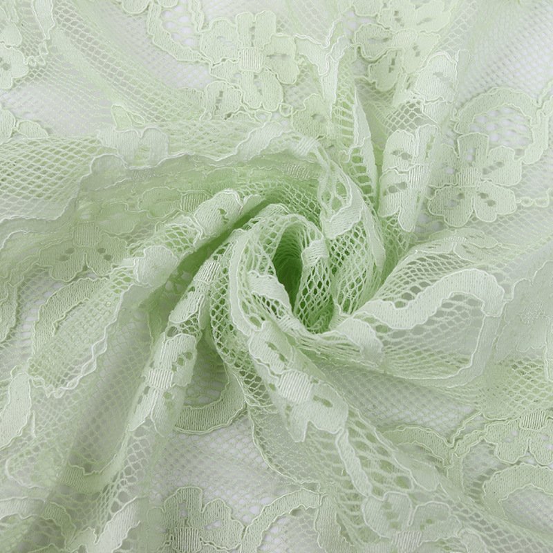 Lace Fabric Floral Polyester for Women's Wear Wholesale Supplier 11